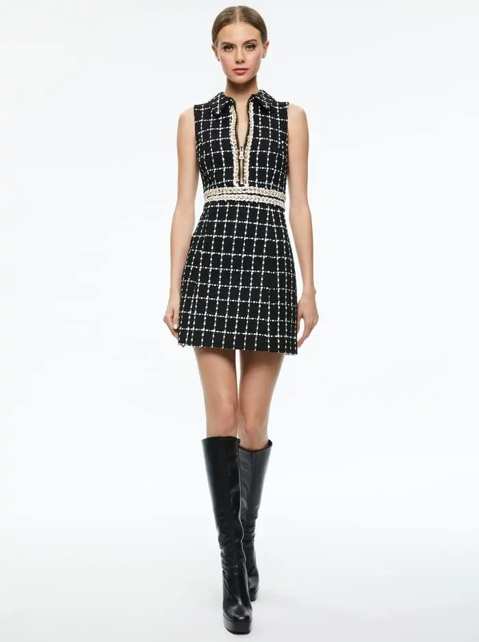 ELLIS TWEED MINI DRESS